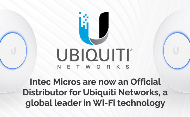 Intec Micros are now an Official Distributor for Ubiquiti!