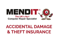 MendIT 1 Year Accidental Damage & Theft Insurance (Laptop from £0 to £250 RRP)