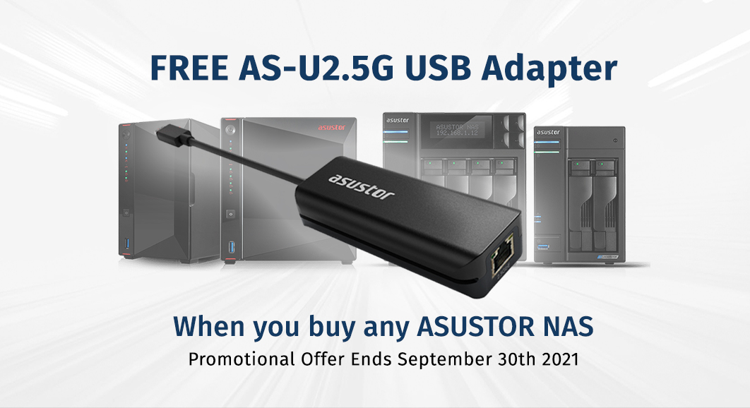 FREE AS-U2.5G USB Adapter **offer has now ended***